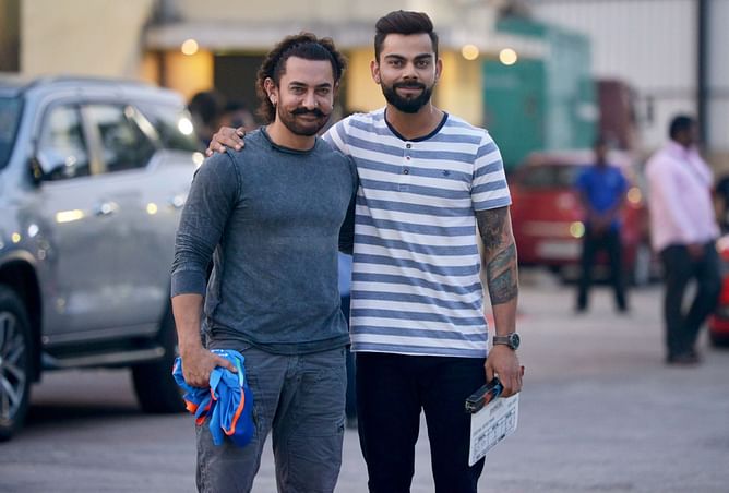 "Stump mic pe bol diya" - When Virat Kohli told Aamir Khan how an Indian legend was behind popularizing his nickname 'Cheeku'