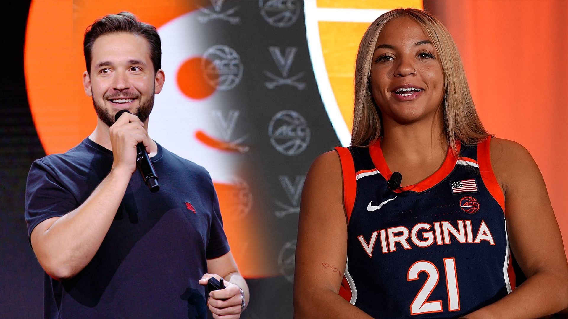 Alexis Ohanian (L) and Kymora Johnson (R) - Source: Getty