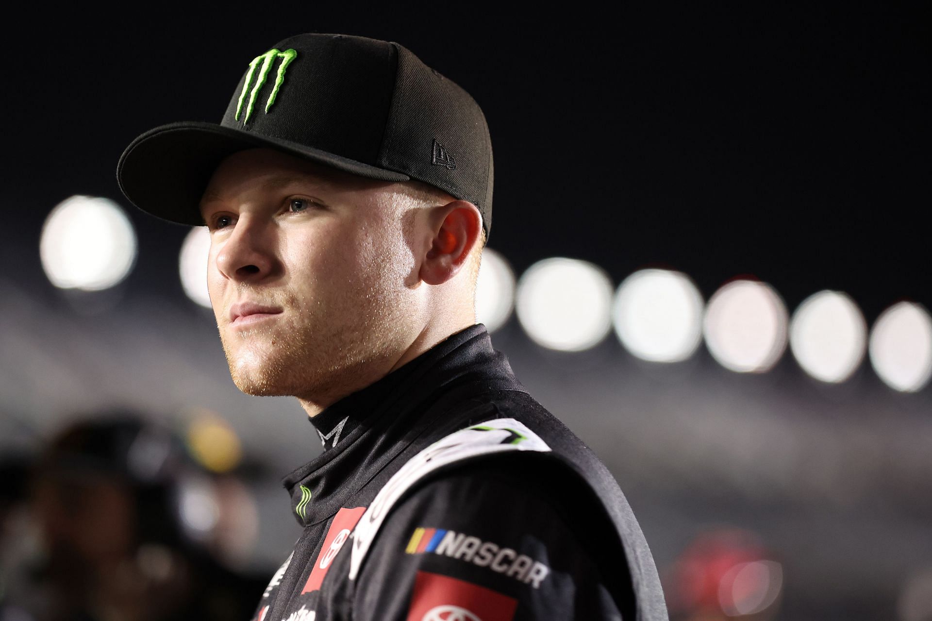 Ty Gibbs looks on during qualifying for the NASCAR Cup Series Daytona 500 at Daytona International Speedway (February 12, 2025 - Source: Getty)