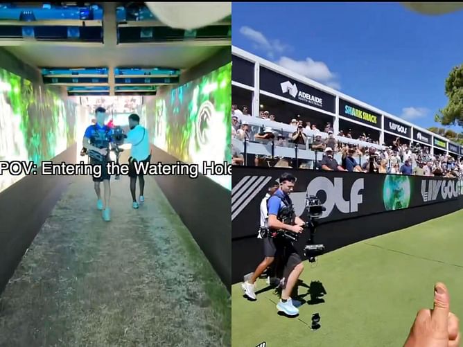 WATCH: Phil Mickelson shares his POV from the Watering Hole at LIV Golf Adelaide