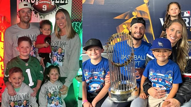 "Watched Knox's Eagles fly" - Joe Kelly's wife Ashley shares sneak peek of son's Super Bowl-themed early birthday celebration