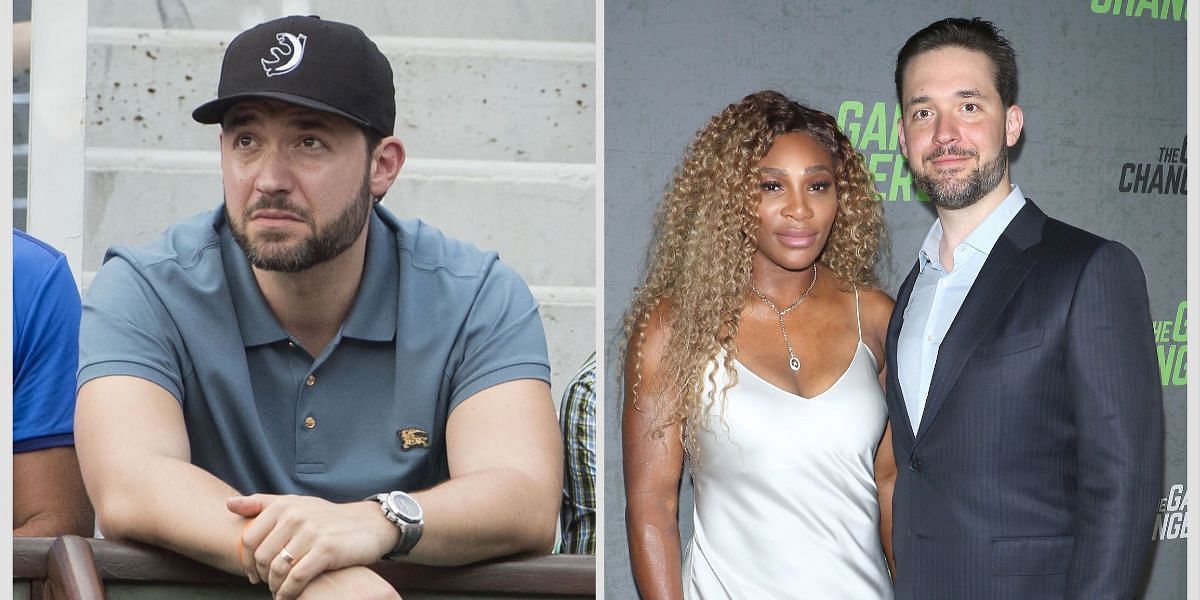 Serena Williams and Alexis Ohanian (Images via GETTY)