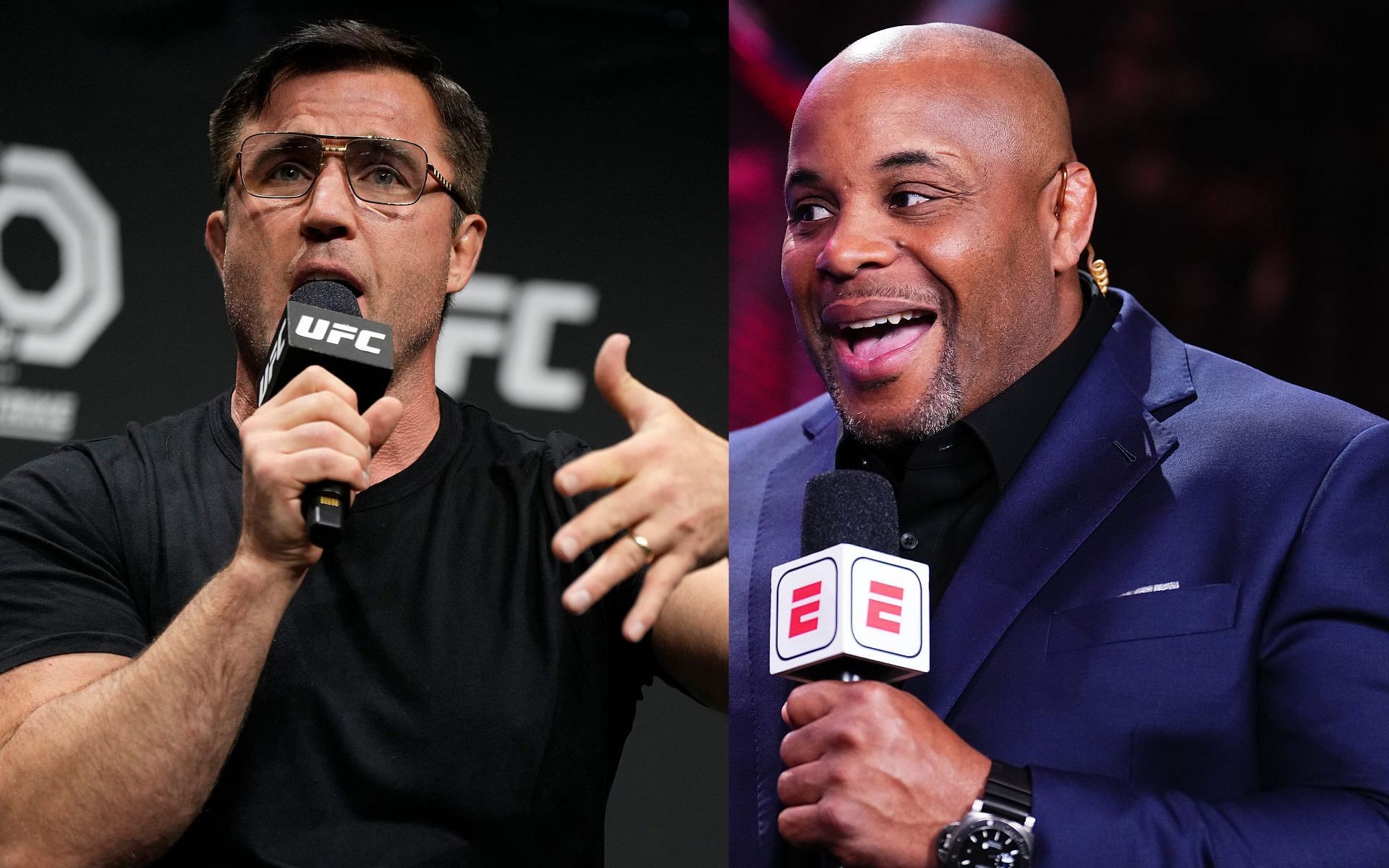 Chael Sonnen pokes fun at Daniel Cormier. [Images courtesy: Getty]