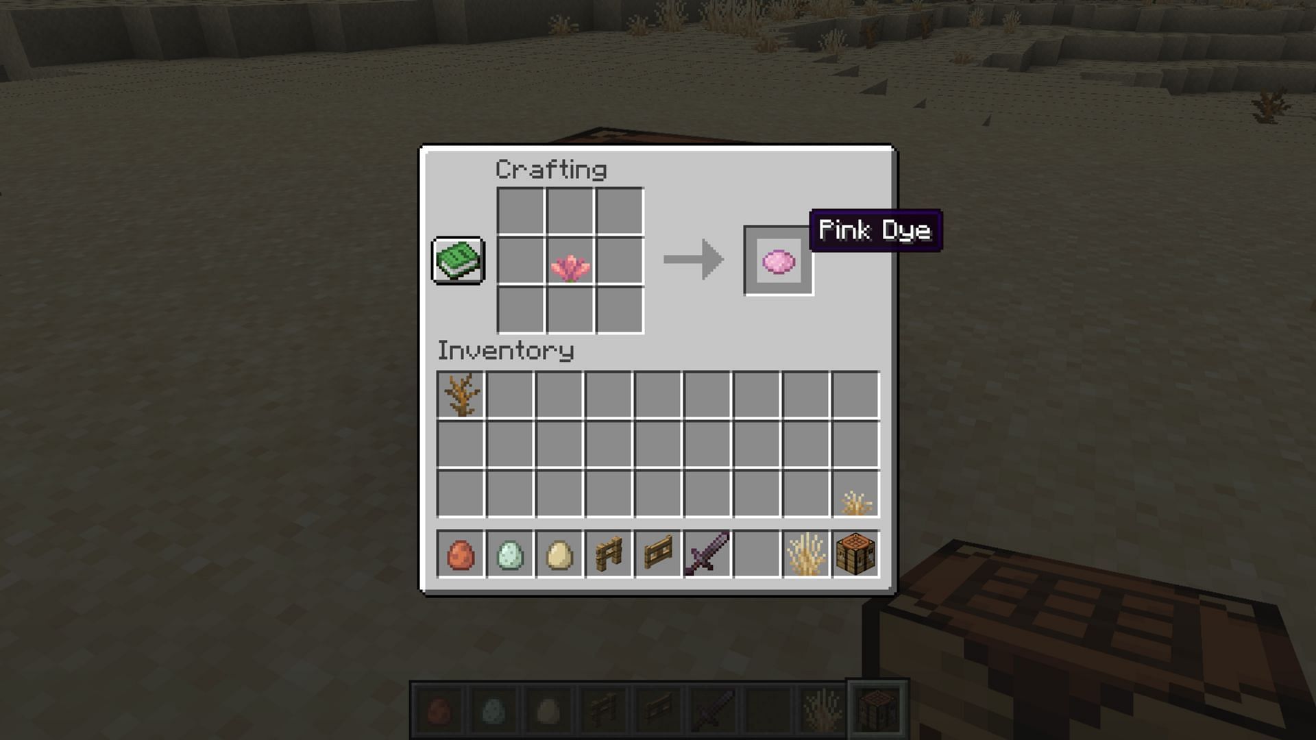 The cactus flower in Minecraft can be used as a compost material or to craft pink dye (Image via Mojang Studios)