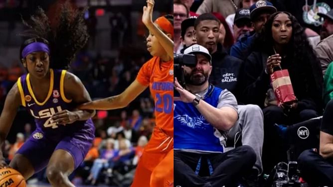 Watch: $1.5M NIL-valued Flau'jae Johnson gets hilariously embarrassed over BF Chris Hilton Jr. ruining her "cute" moment
