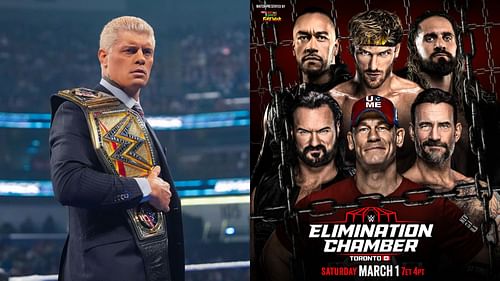 Which of the six men in the Elimination Chamber poses the biggest threat to The American Nightmare's reign? [Image credits: WWE's official website and X account]