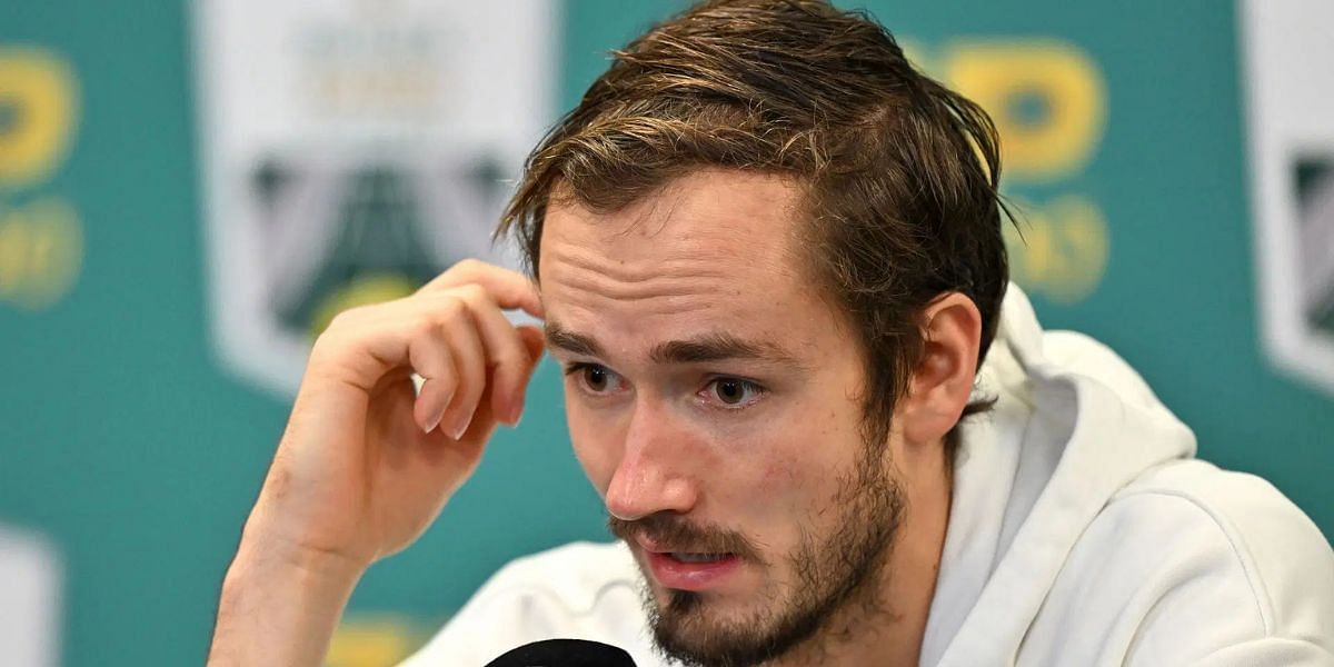 Daniil Medvedev reflected on his controversial exchange with the chair umpire in his Dubai quarterfinal loss to Tallon Griekspoor (Source: Getty)