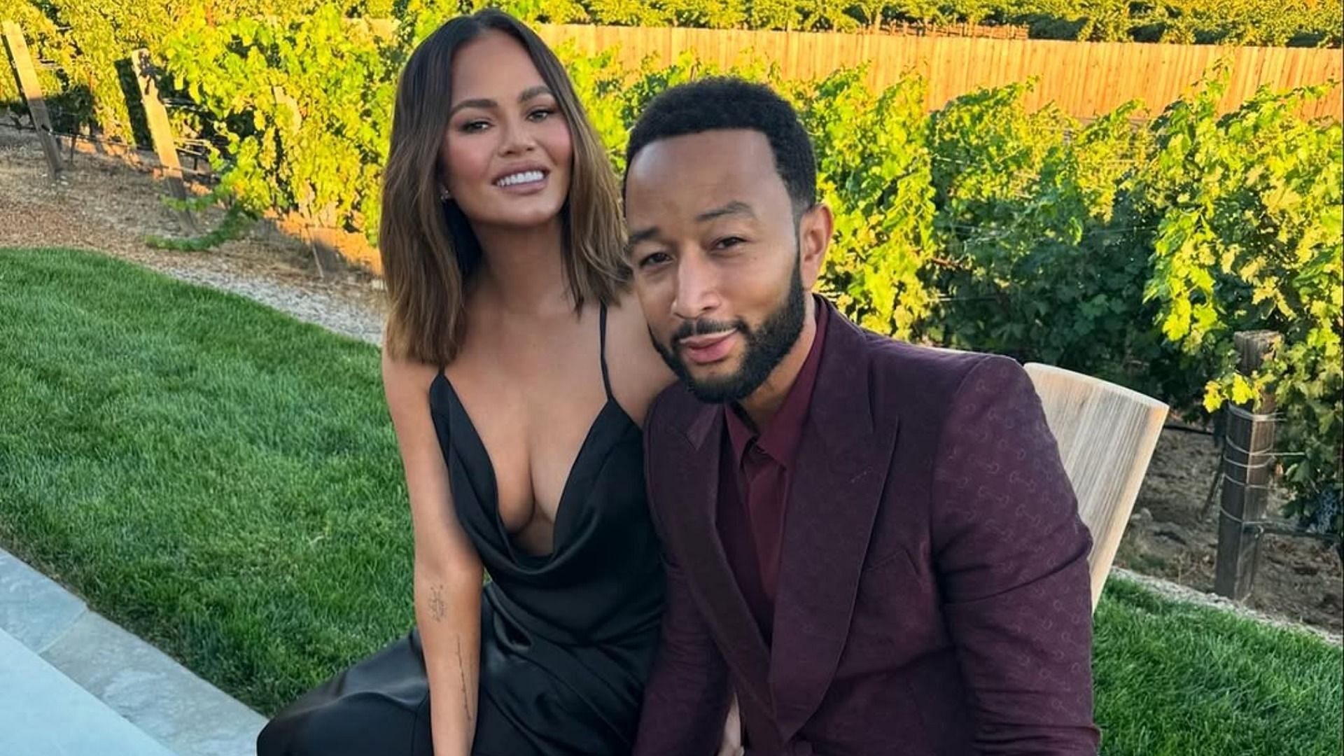 John Legend and Chrissy Teigen (Image via Instagram @chrissyteigen)