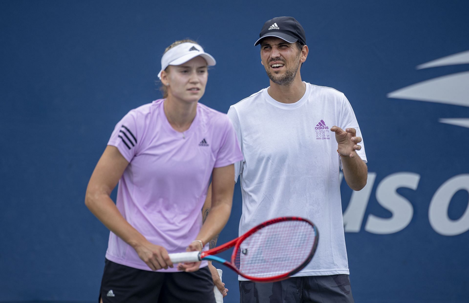 Elena Rybakina and Stefano Vukov - Source: Getty