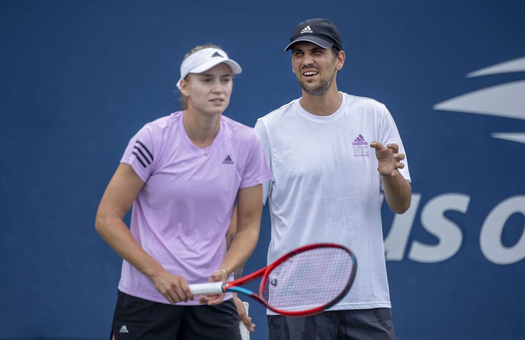 Elena Rybakina and stefano Vukov- Source: Getty
