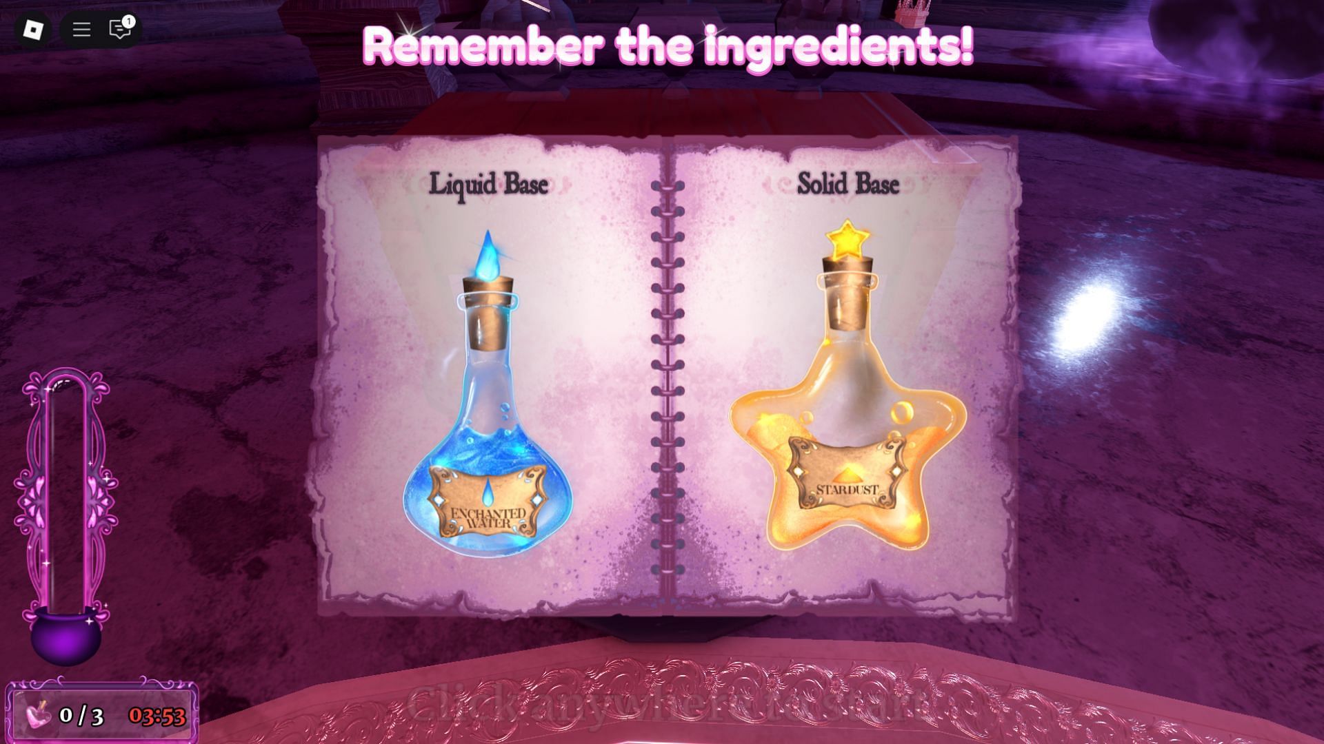 Remember the potion bottles (Image via Roblox)