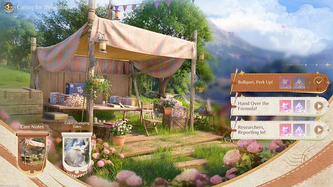 All Bullquet Care Day: Care Notes quests in Infinity Nikki