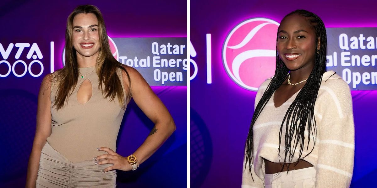 Aryna Sabalenka (L) and Coco Gauff (R); ( Source - Getty Images)