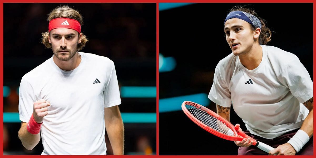 Stefanos Tsitsipas and Mattia Bellucci will clash in the quarterfinal, (Source: Getty)