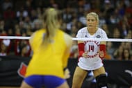 Anna DeBeer competes in the 2022 Division I Women's Volleyball Championship - Source: Getty