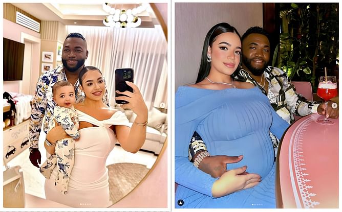 Red Sox icon David Ortiz & girlfriend Maria Yeribel steal the spotlight in coordinated black attire for event