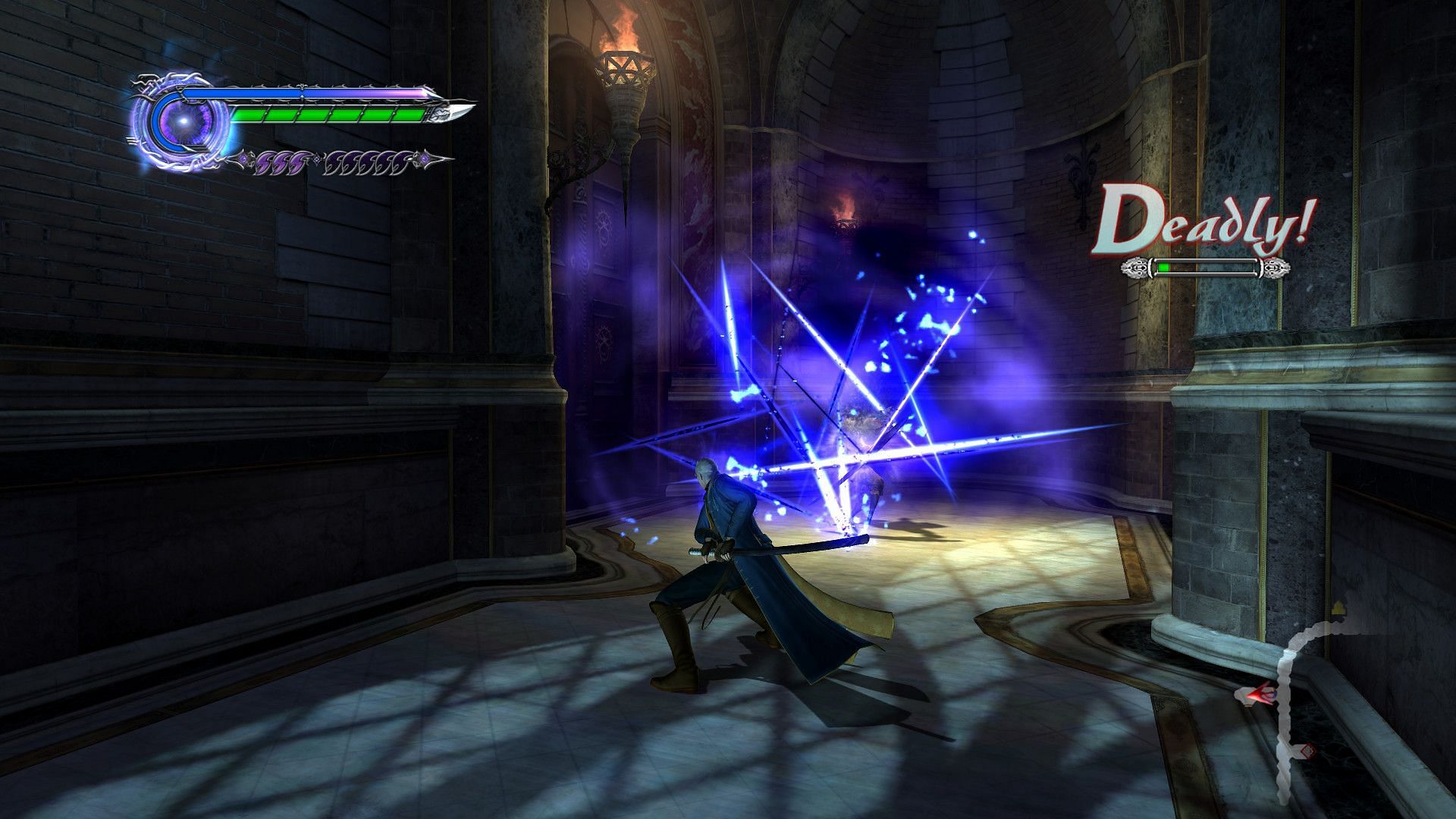 The fast-paced combat is among the defining traits of Devil May Cry 4 (Image via Capcom)