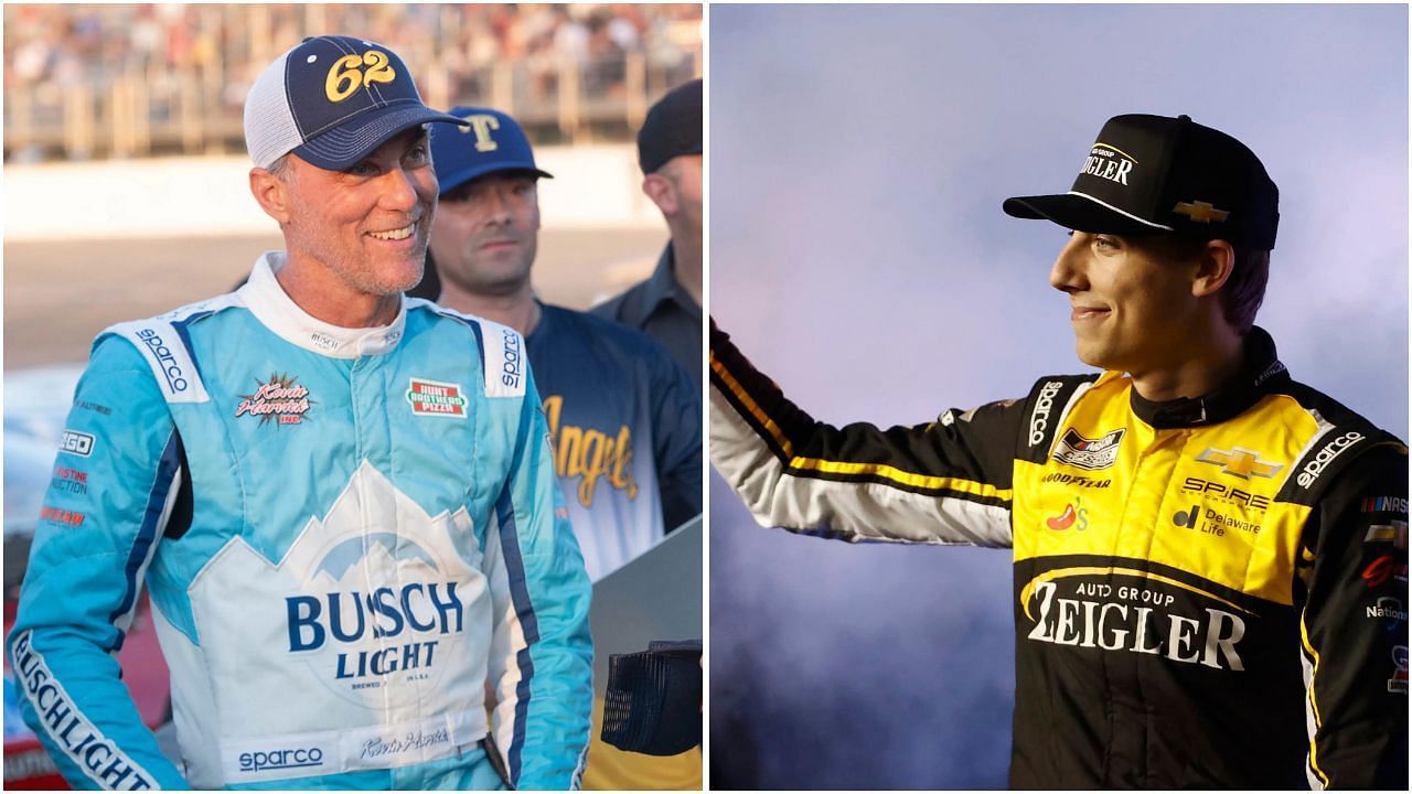 Kevin Harvick and Carson Hocevar, Imagn