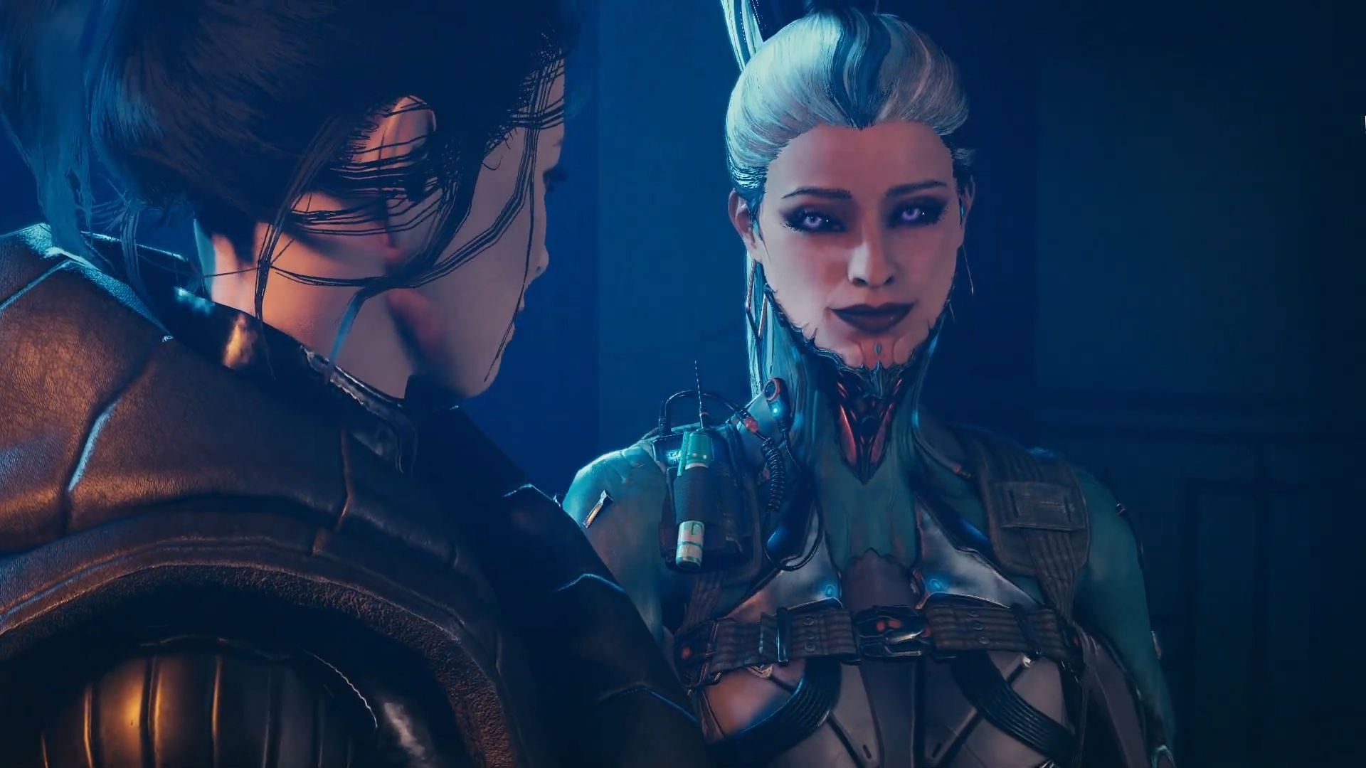 You can get Eleanor to look at you like this (Image via Digital Extremes| YouTube/@AerineTear)