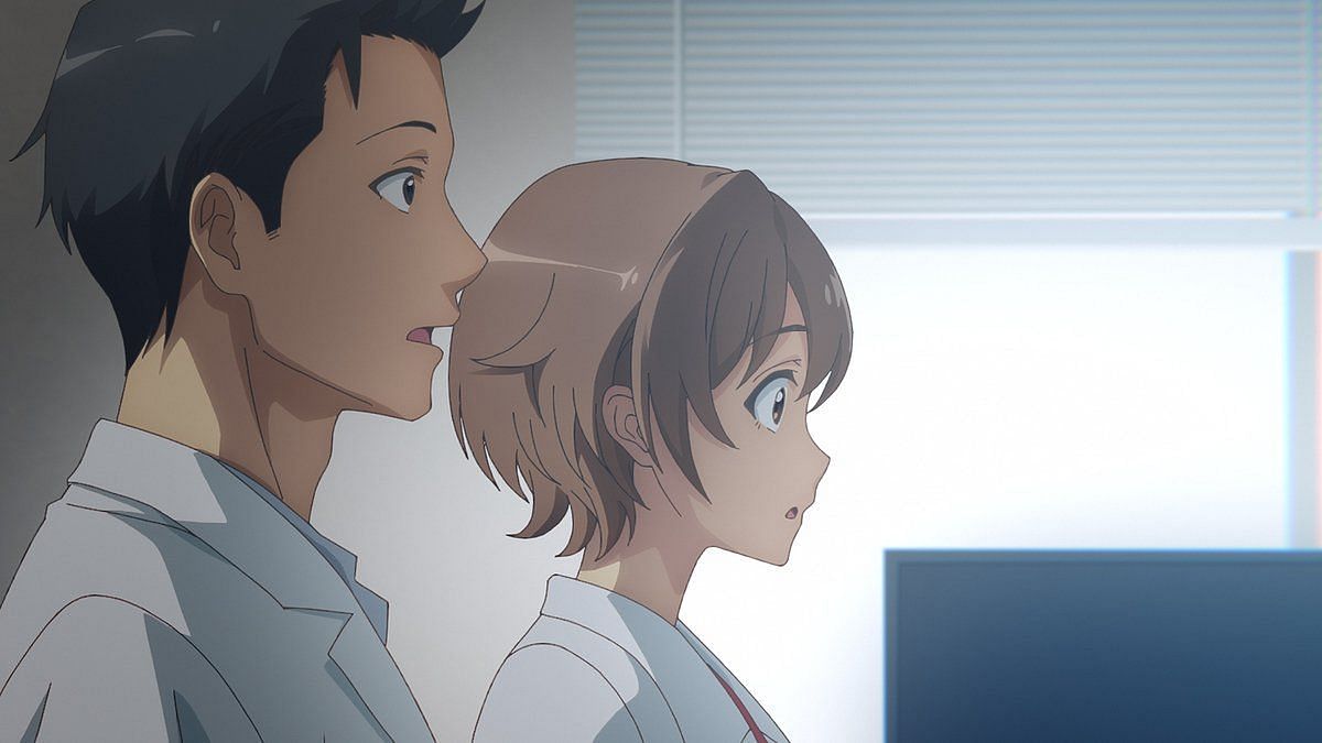 Takanashi and Kounoike as seen in episode 8 (image via Project No.9)