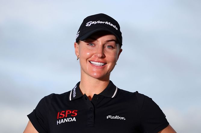 Charley Hull recaps her HSBC Women's World Championship opener with 4-word caption