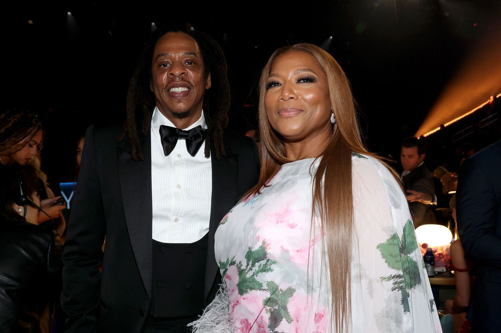 Jay-Z and Queen Latifah in 67th Annual GRAMMY Awards (Image via: Getty)