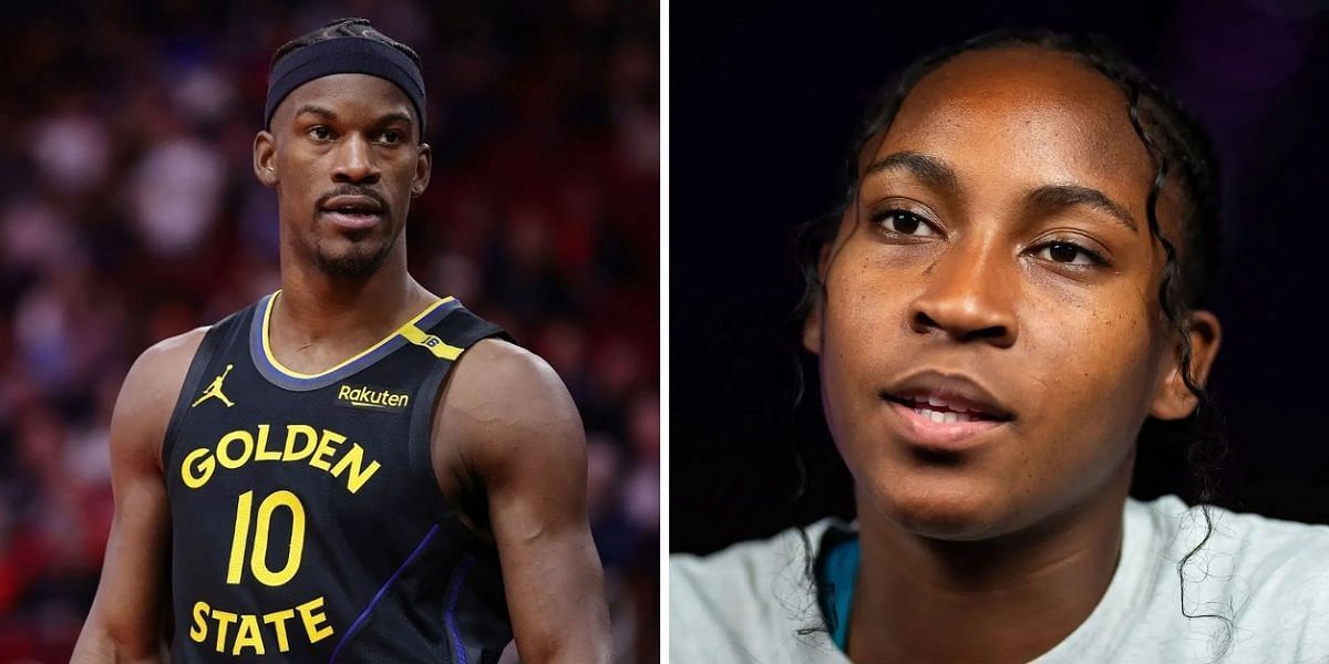 Coco Gauff and Jimmy Butler (Source: Getty)