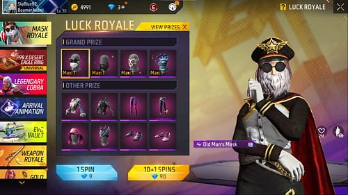 The new event provides great cosmetic items (Image via Garena)