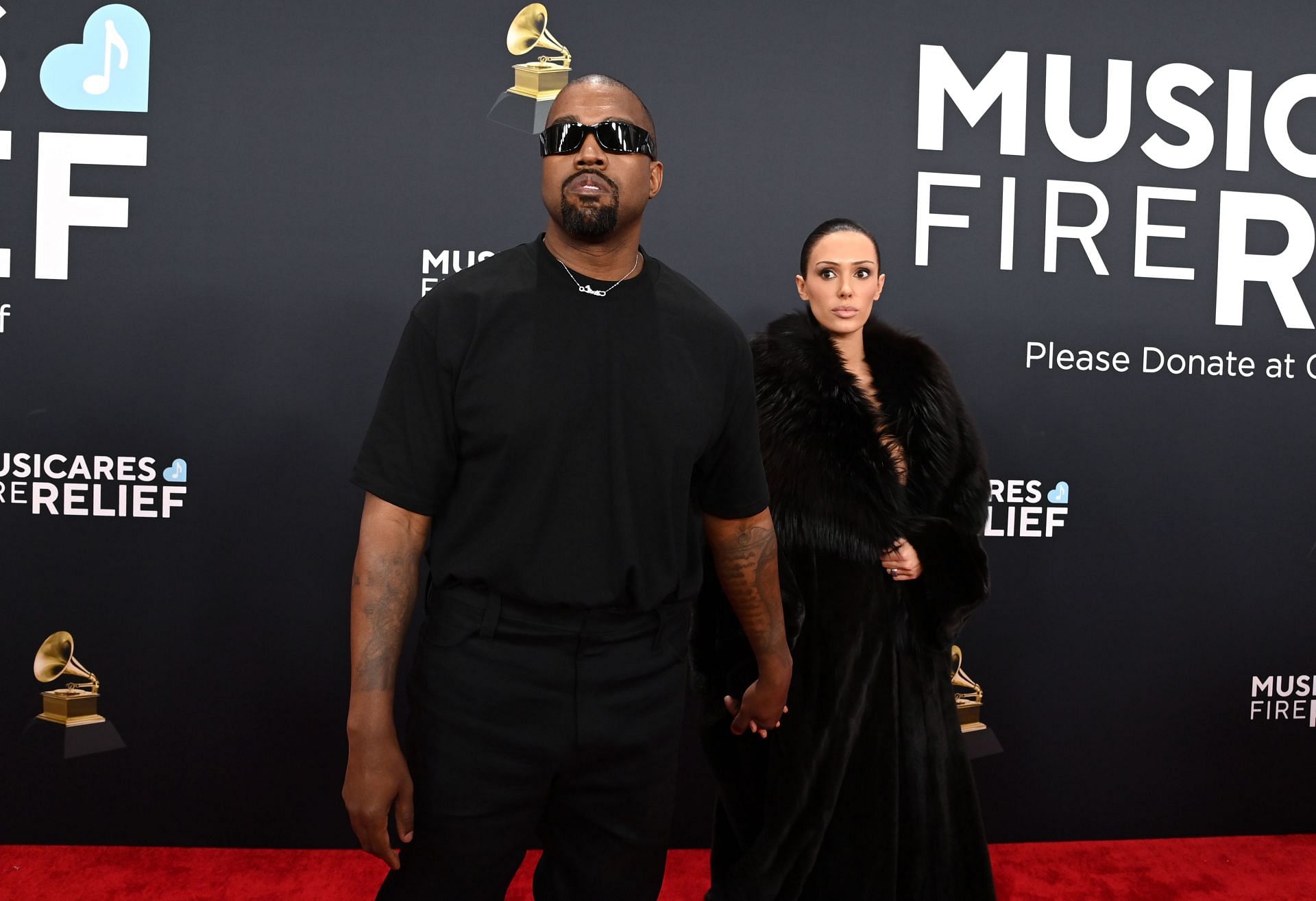 Kanye West and Bianca Censori at the 67th GRAMMY Awards (Image via Getty)