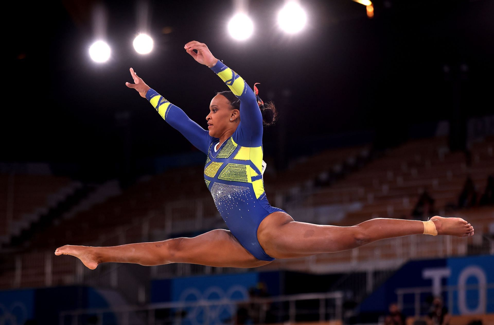 Andrade during the all-around event of the 2020 Tokyo Olympics (Image via: Getty Images)