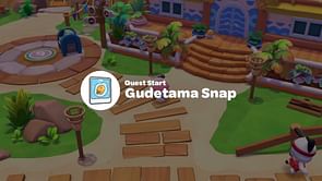 All Seaside Resort Gudetamas in Hello Kitty Island Adventure