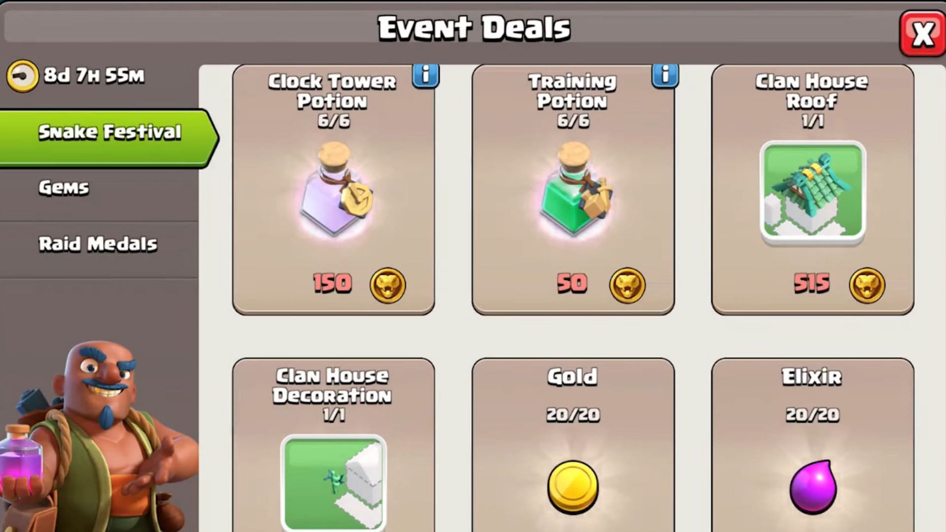 Decorations in Trader shop (Image via Supercell)