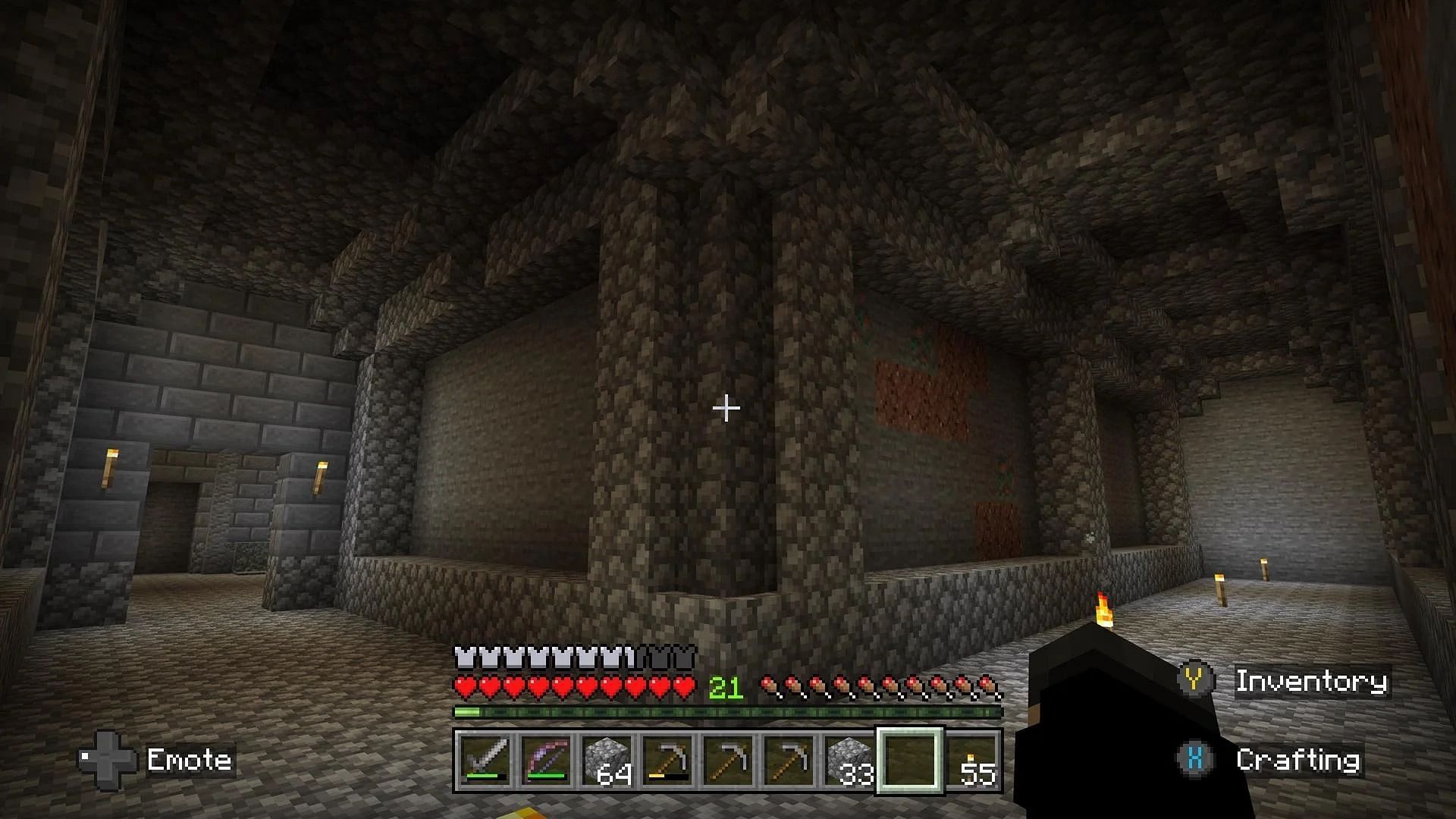 the catacomb build in Minecraft