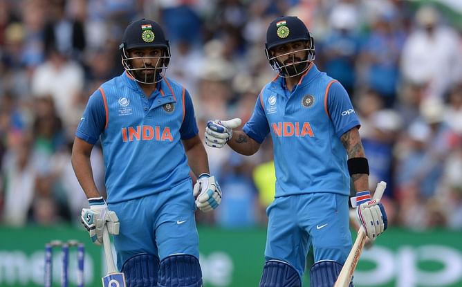 Virat Kohli vs Rohit Sharma - comparing their stats in the Champions Trophy