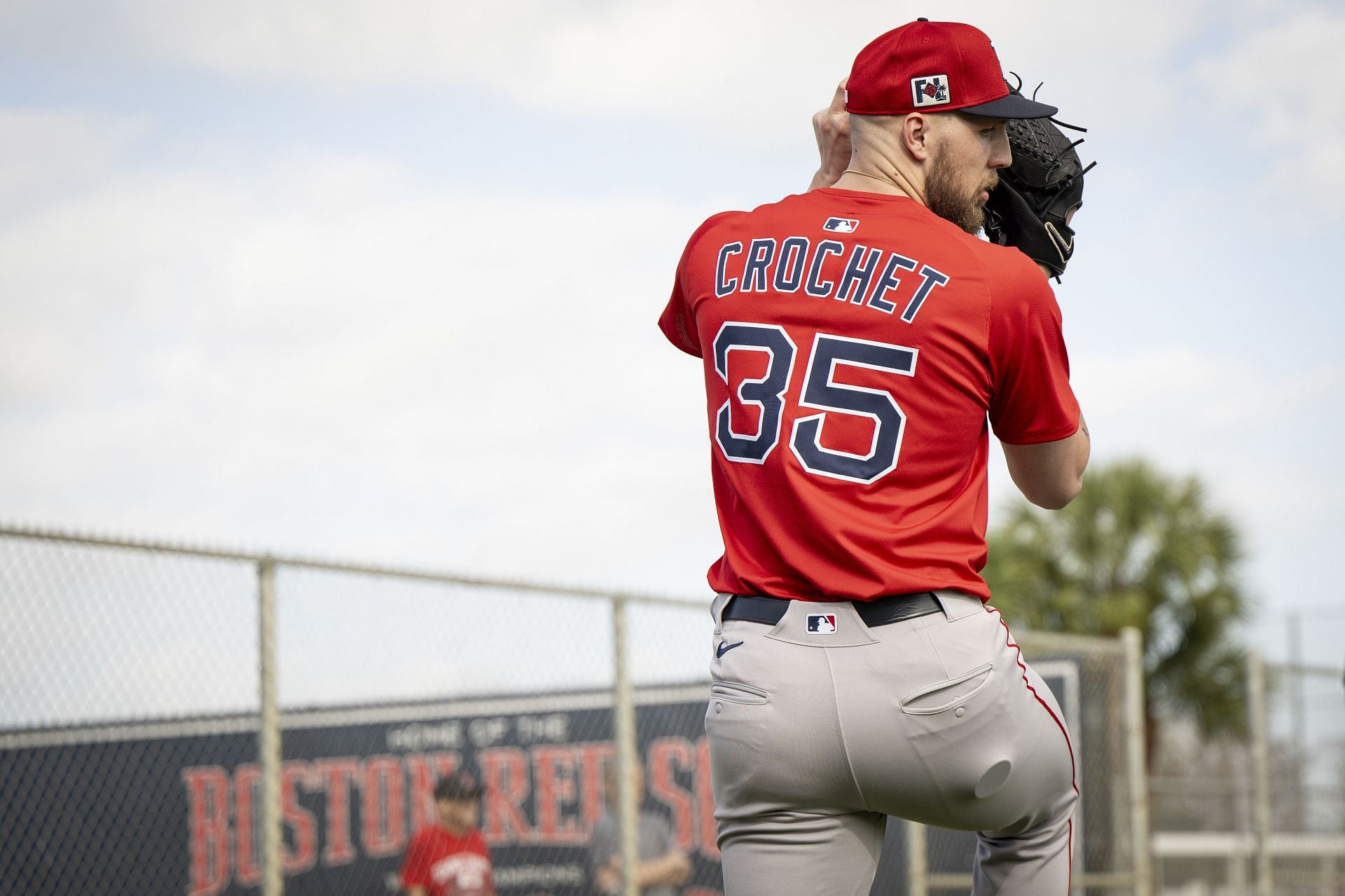 Garrett Crochet is at Red Sox Spring Training (Getty)