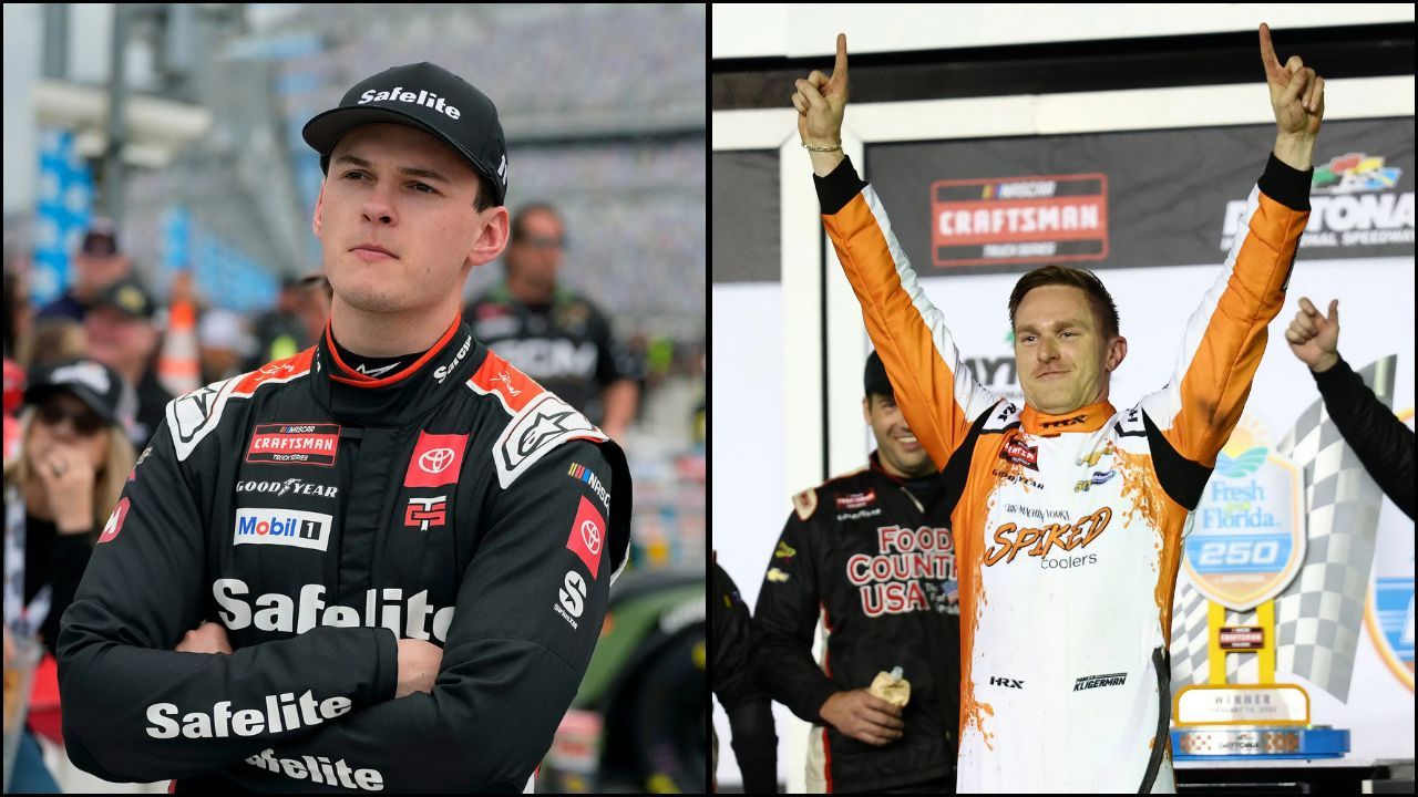 Corey Heim comes clean about celebration plan after unexpected Daytona Truck win over Parker Kligerman