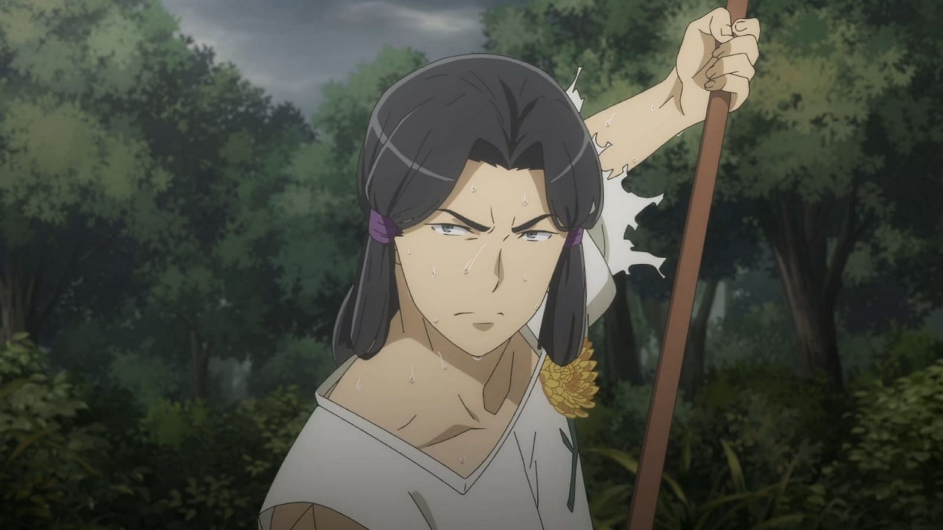 Takemikazuchi in the episode (Image via J.C.Staff)