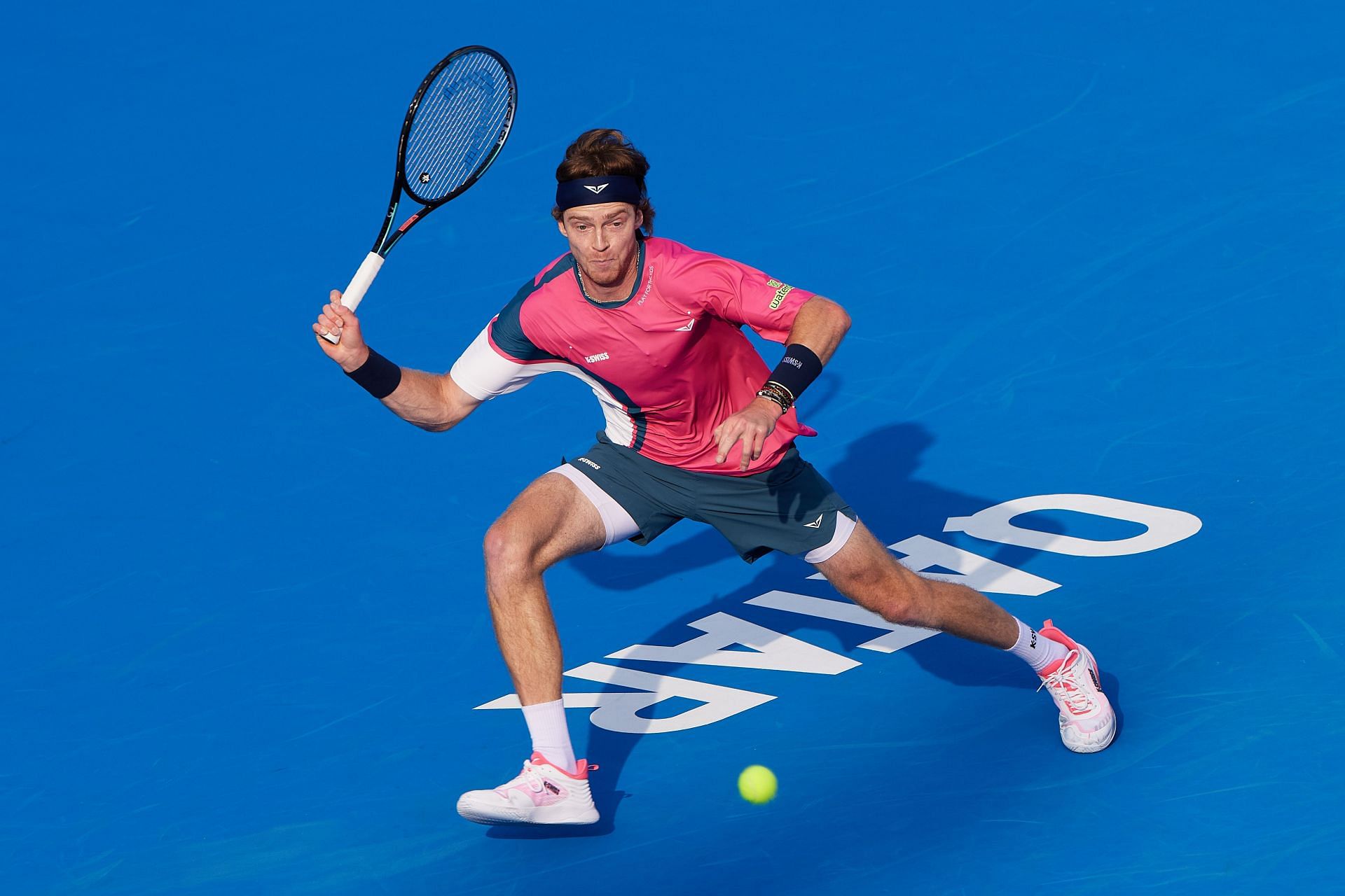 Andrey Rublev is the highest-ranked player left in the Qatar Open draw. (Source: Getty)