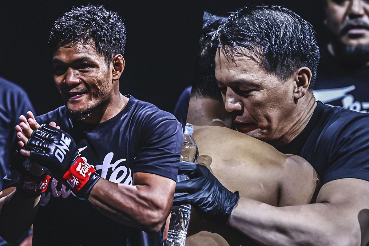 Carlo Bumina-ang and Mark Sangiao - Photo by ONE Championship