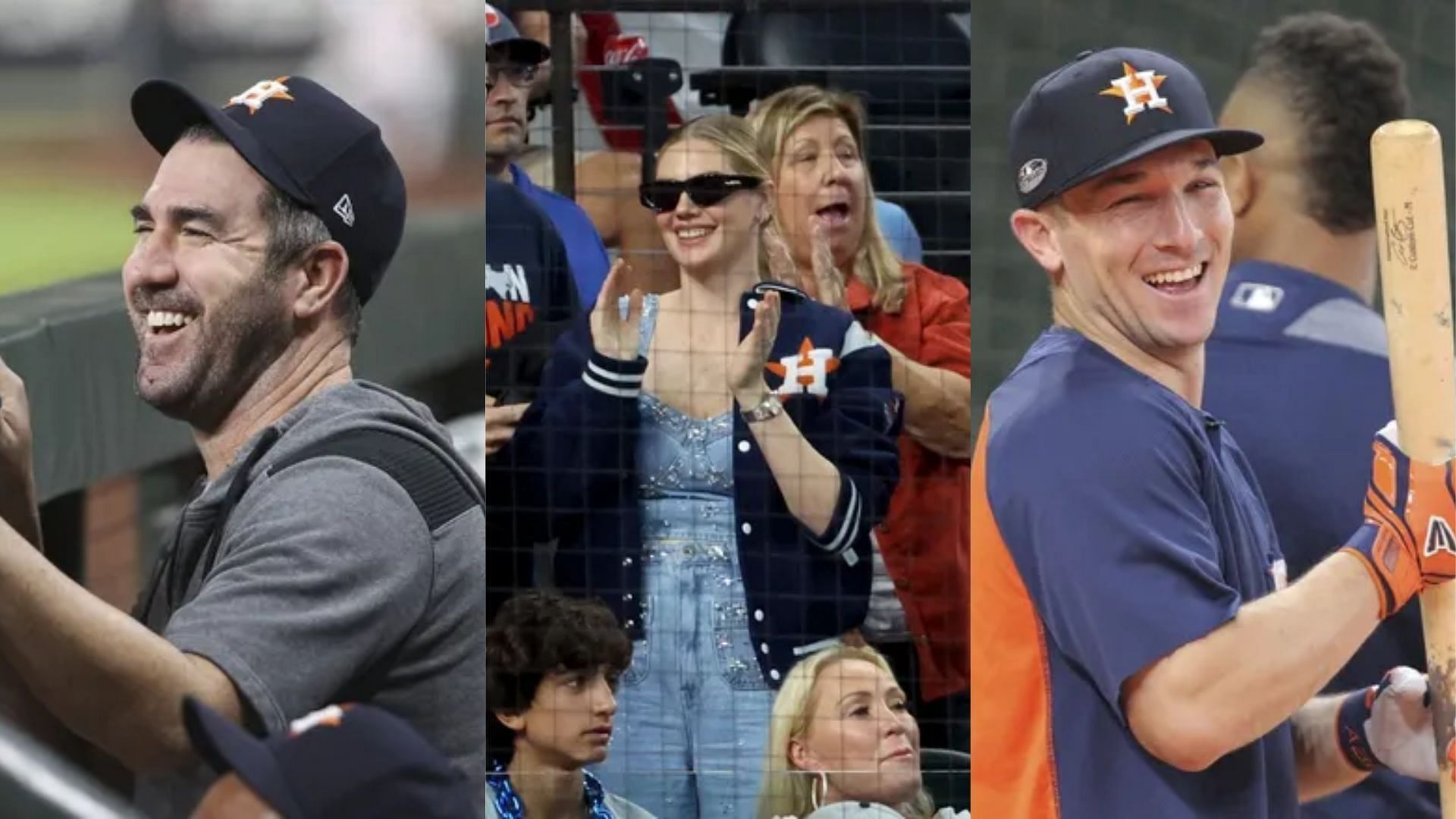 Former Houston Astros Ace Justin Verlander, Kate Upton, &amp; Alex Bregman