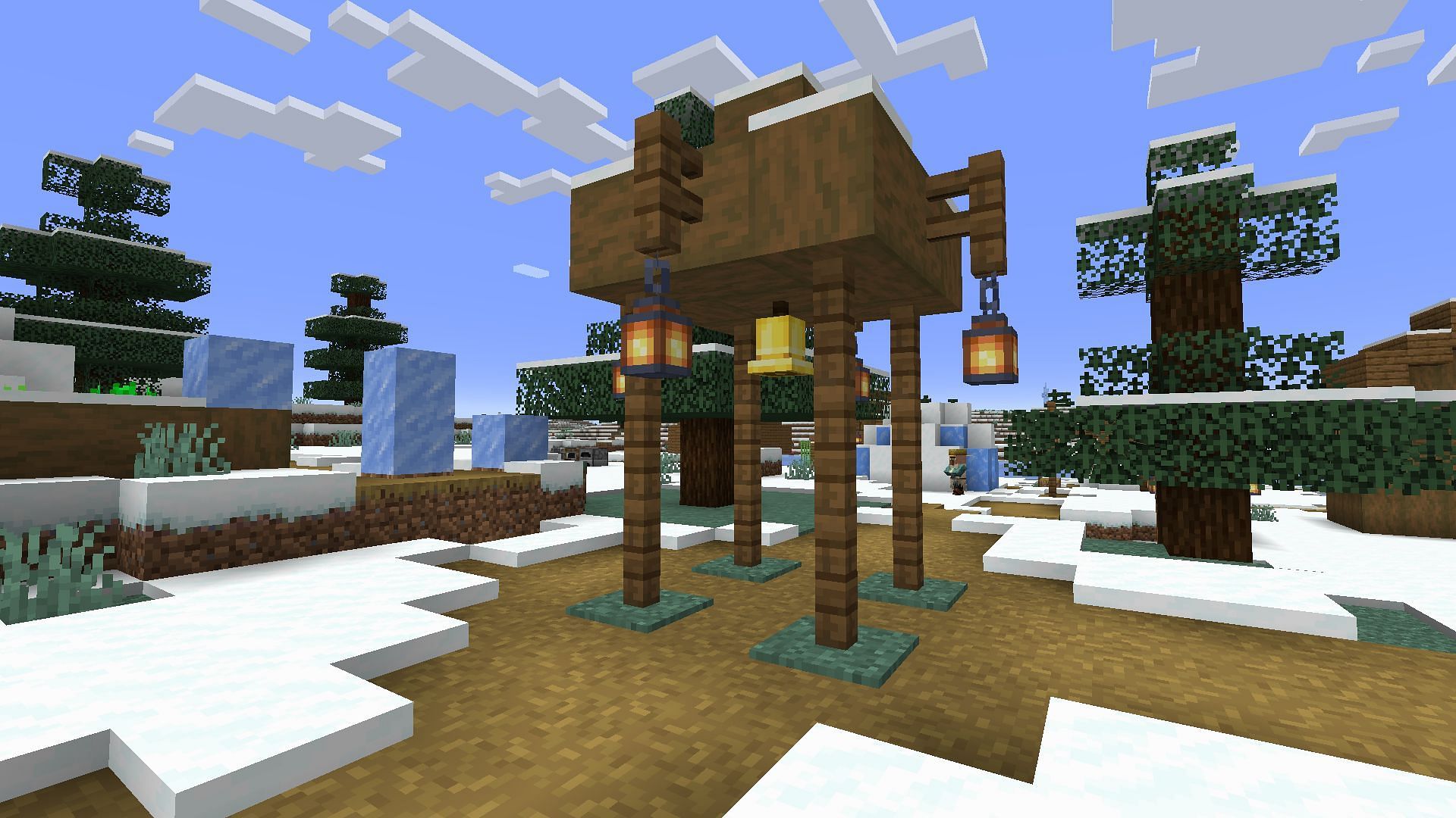 Villages almost always have bells (Image via Mojang)