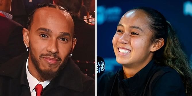 Lewis Hamilton's 'superfan' Leylah Fernandez welcomes $300,000,000-worth F1 legend to Lululemon with heartwarming message