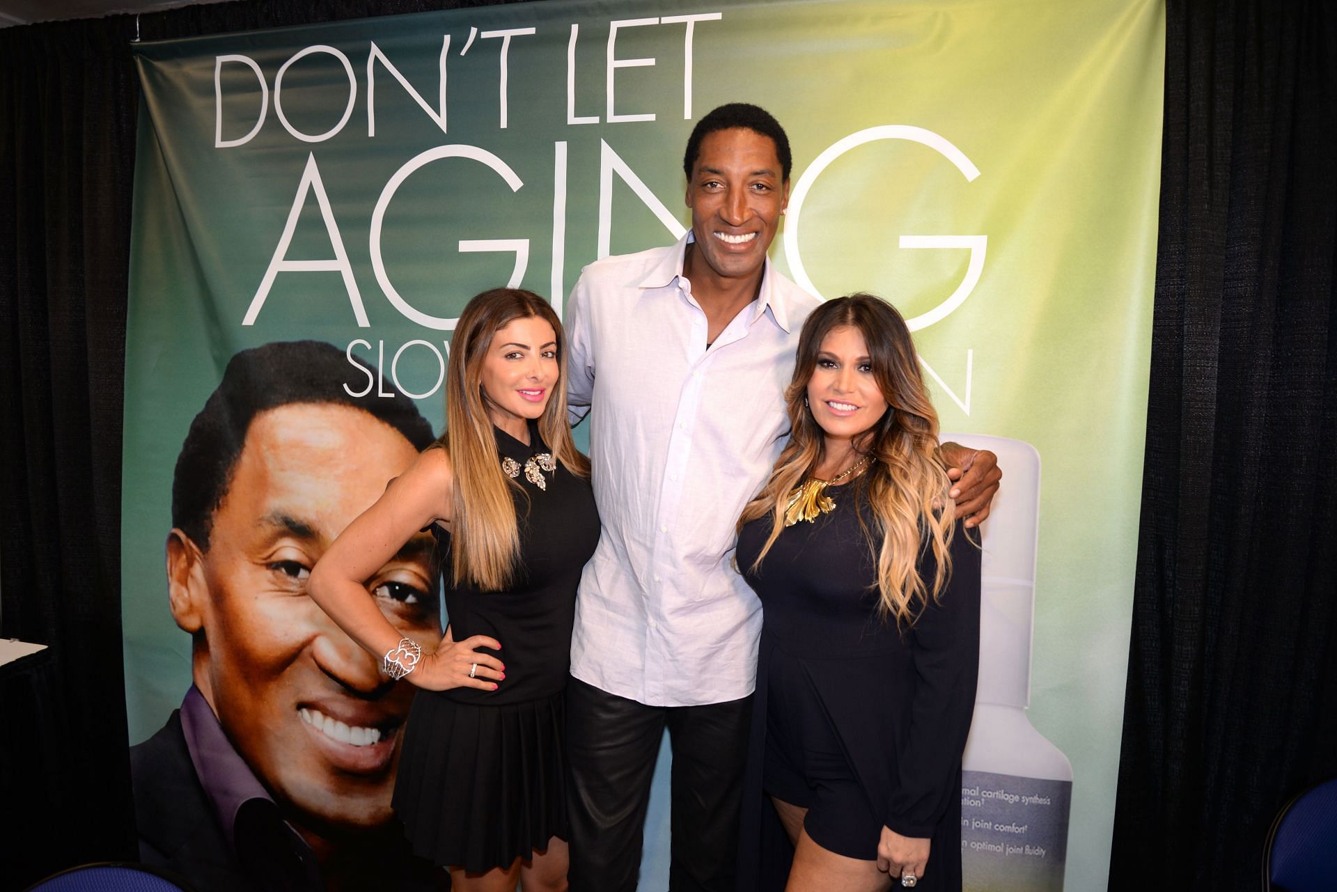 GREENSBORO, NC - AUGUST 06: Larsa Pippen, Scottie Pippen and Loren Ridinger attend the 2014 Market America International Convention at Greensboro Coliseum on August 6, 2014 in Greensboro, North Carolina. (Photo by Manny Hernandez/Getty Images) - Source: Getty