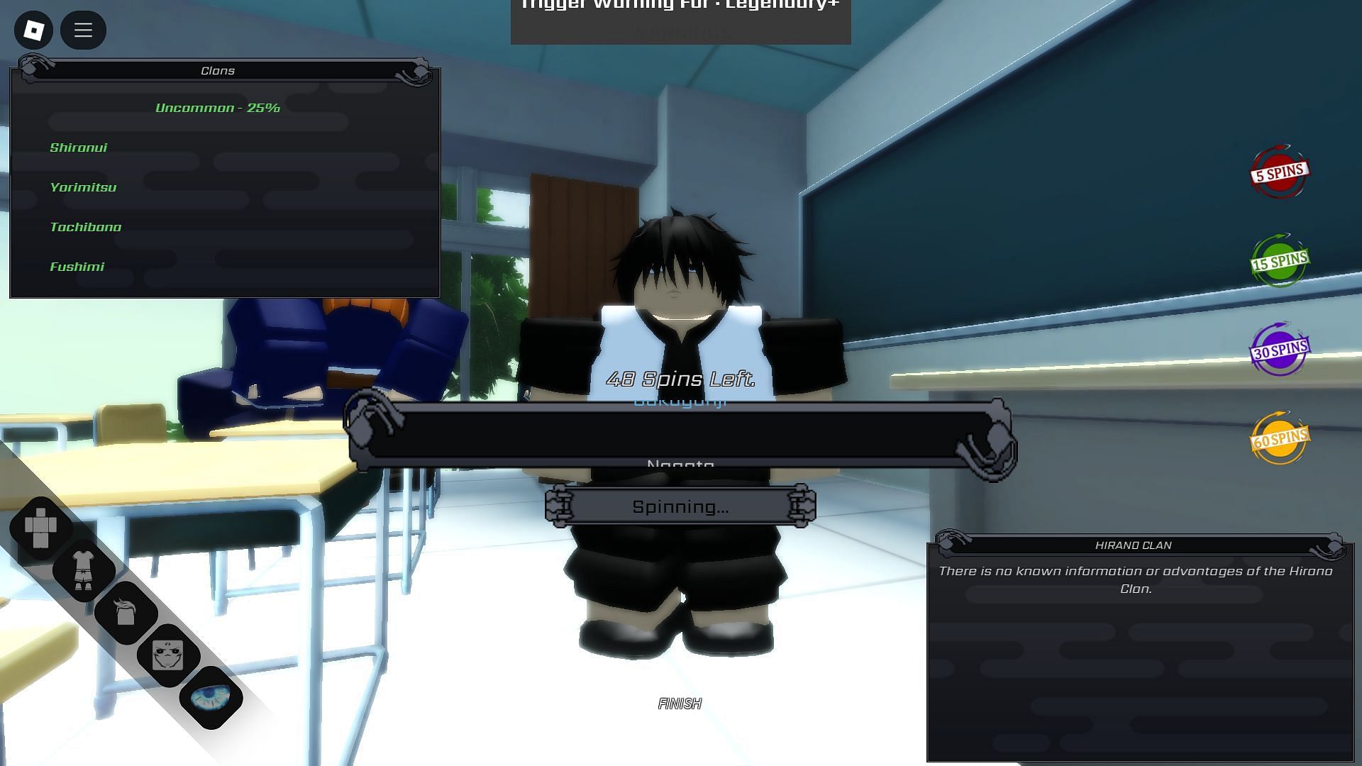 코드를 사용하여 무료 클랜 스핀을 얻습니다 (Roblox를 통한 이미지)