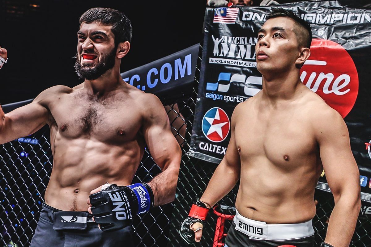 Dagi Arslanaliev (left), Ev Ting (right) [Photo via ONE Championship]