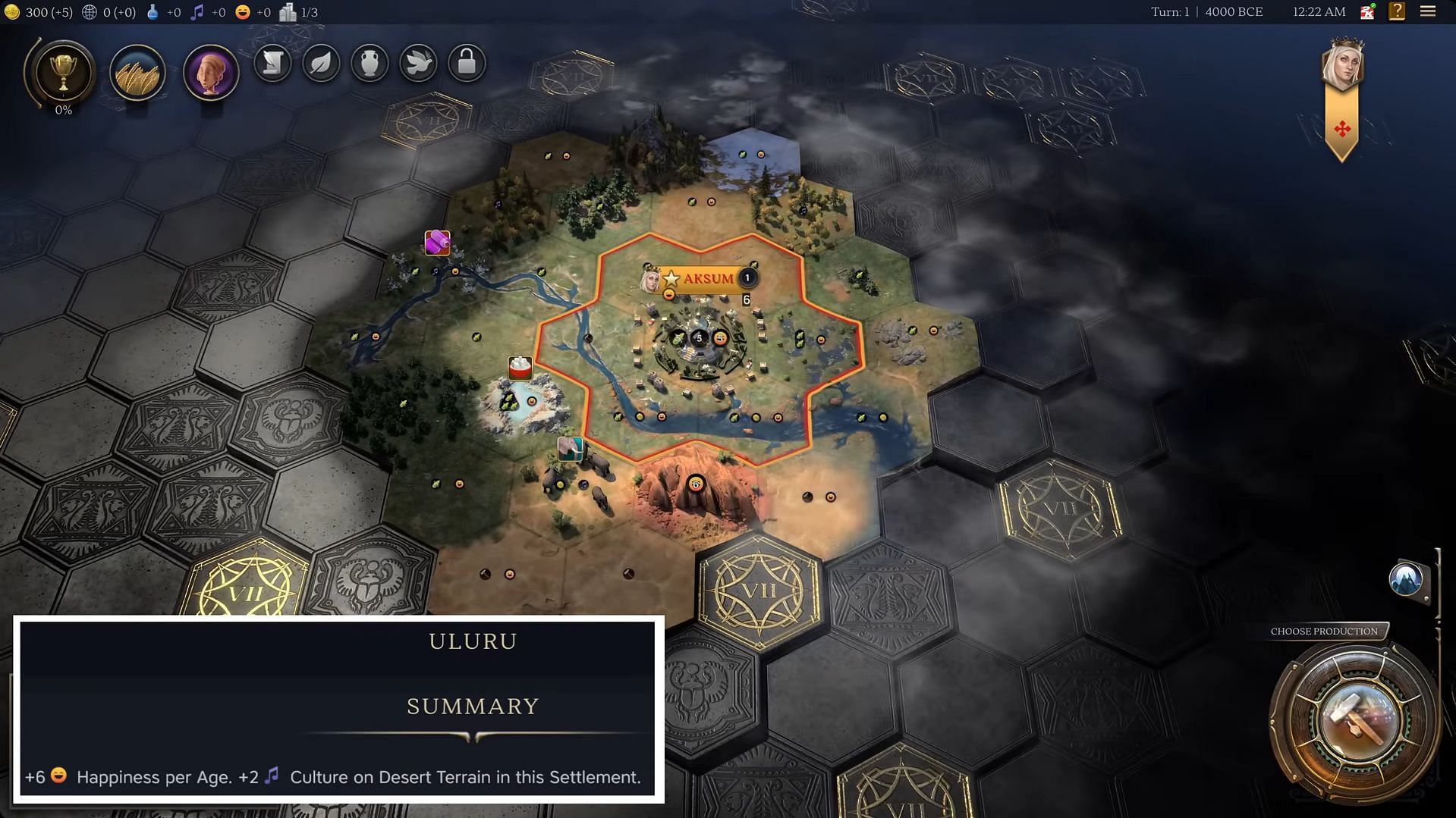 Uluru in Civilization 7 (Image via 2K Games|| Youtube/@One More Turn)