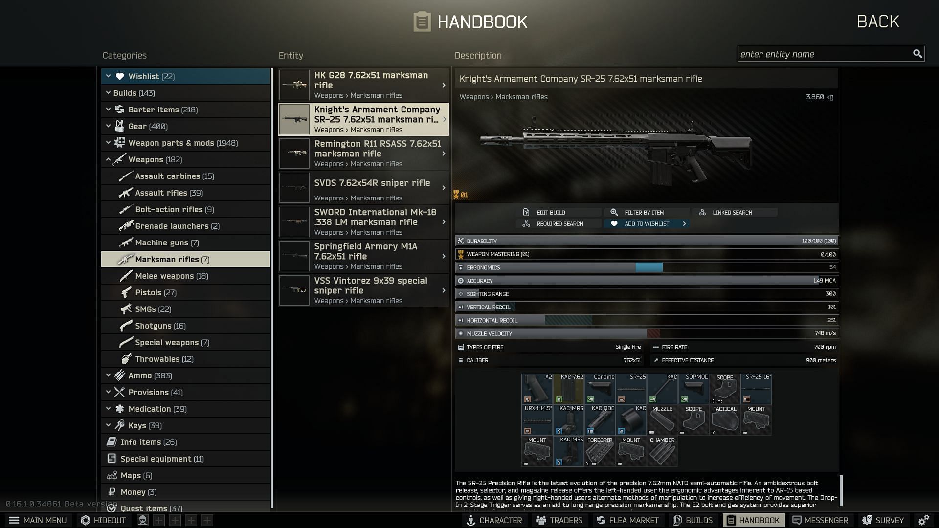 The SR-25 (Image via Sportskeeda Gaming // Battlestate Games)