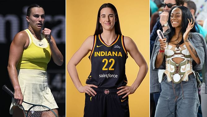 Aryna Sabalenka's racket smash steals the show as she stars with Caitlin Clark, Sha'carri Richardson & more in Nike's striking Super Bowl ad