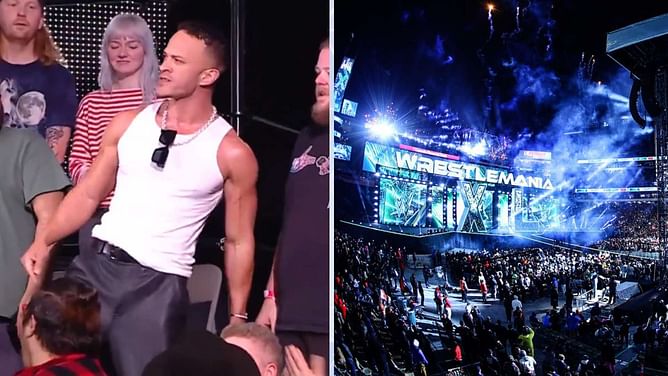 Photograph of Ricky Starks and another AEW star at WrestleMania 40 emerges following stunning WWE debut