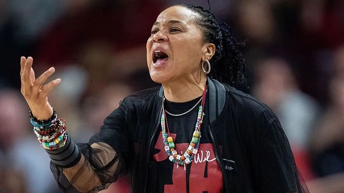 “First she talked about her college boyfriend now this”: Fans in splits after Dawn Staley’s comment on Bam Adebayo amid A'ja Wilson’s dating rumors